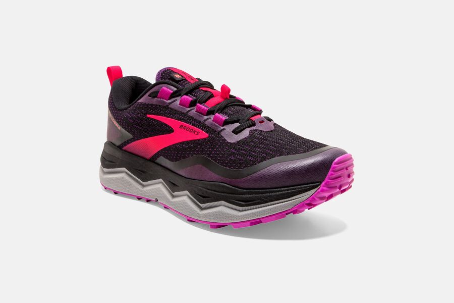 Brooks Running Shoes Womens Black/Red - Caldera 5 Trail - 8531-XBVHI